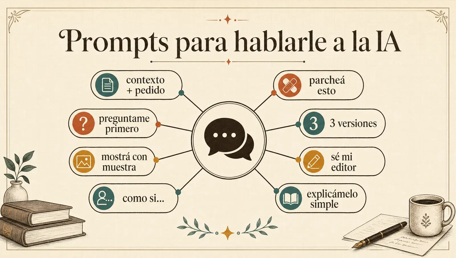 Pack de prompts para hablarle a la IA