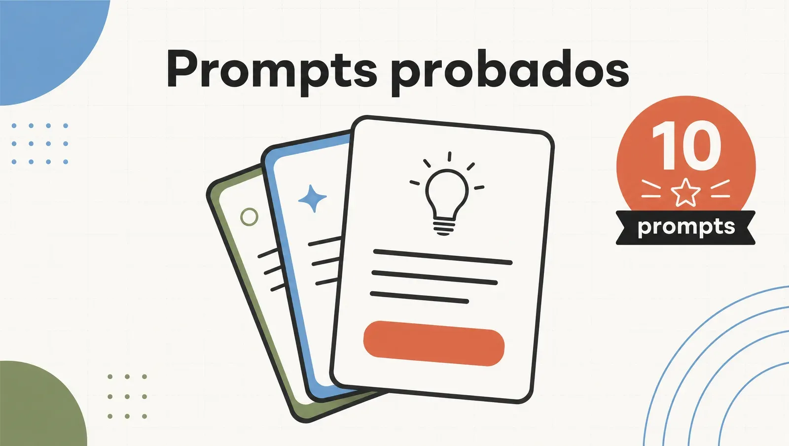Portada del pack: 10 prompts probados de landing pages