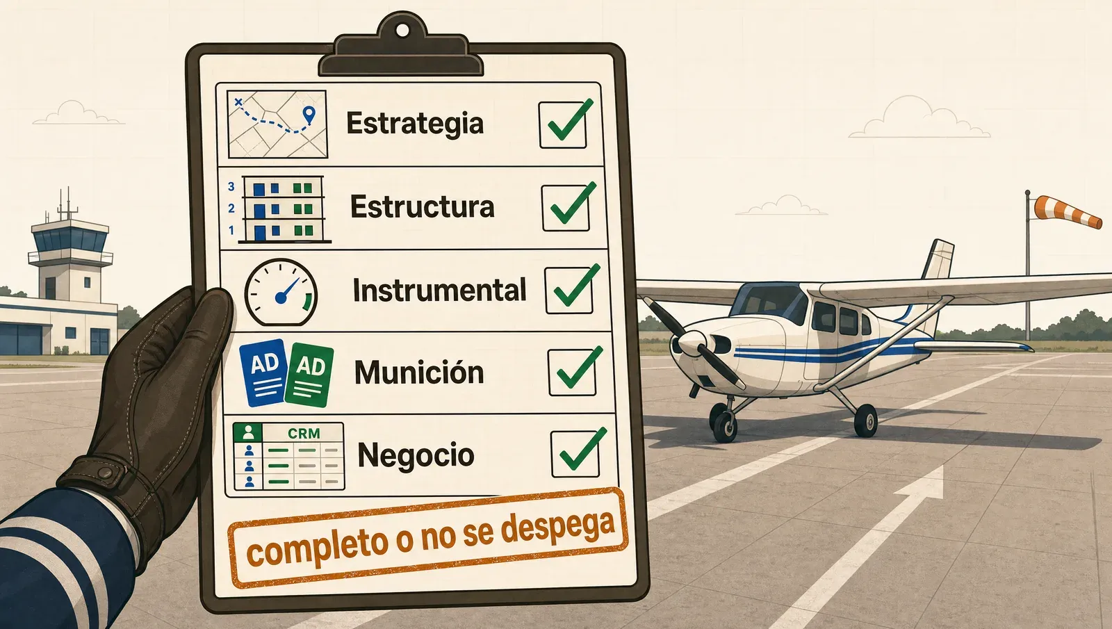 Los cinco bloques antes de publicar: estrategia, estructura, instrumental, munición y negocio