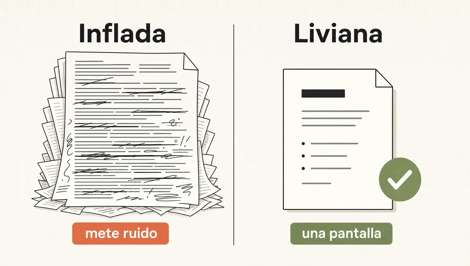 Memoria inflada vs. liviana: la corta y de hechos le gana a la acumulada